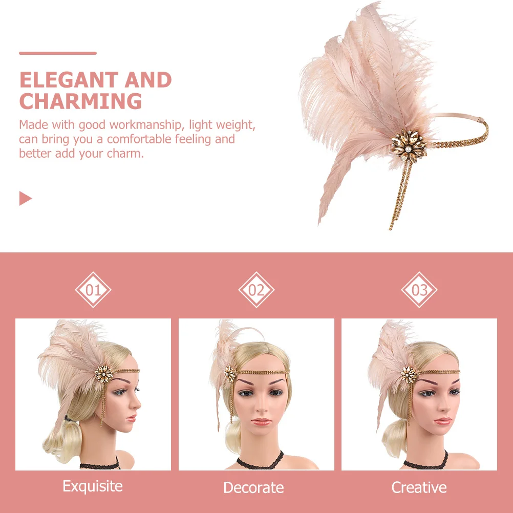 Flapper Headband Elegant Lightweight Vintage 1920s Accessories for Women Wedding Prom Party Bridal Tassel Headpiece
Flapper Headband Elegant Lightweight Vintage 1920s Accessories for Women Wedding Prom Party Bridal Tassel Headpiece