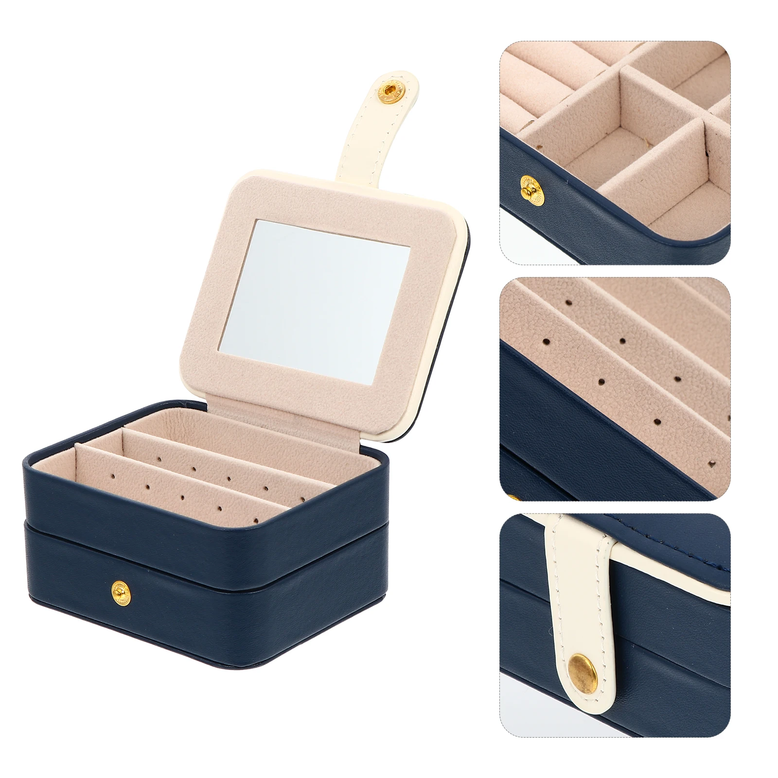 Multi layer Jewelry ganizer Portable Storage Case Mirror Necklaces Bracelets Earrings Rings Home Display Box Plastic Container
Multi layer Jewelry ganizer Portable Storage Case Mirror Necklaces Bracelets Earrings Rings Home Display Box Plastic Container