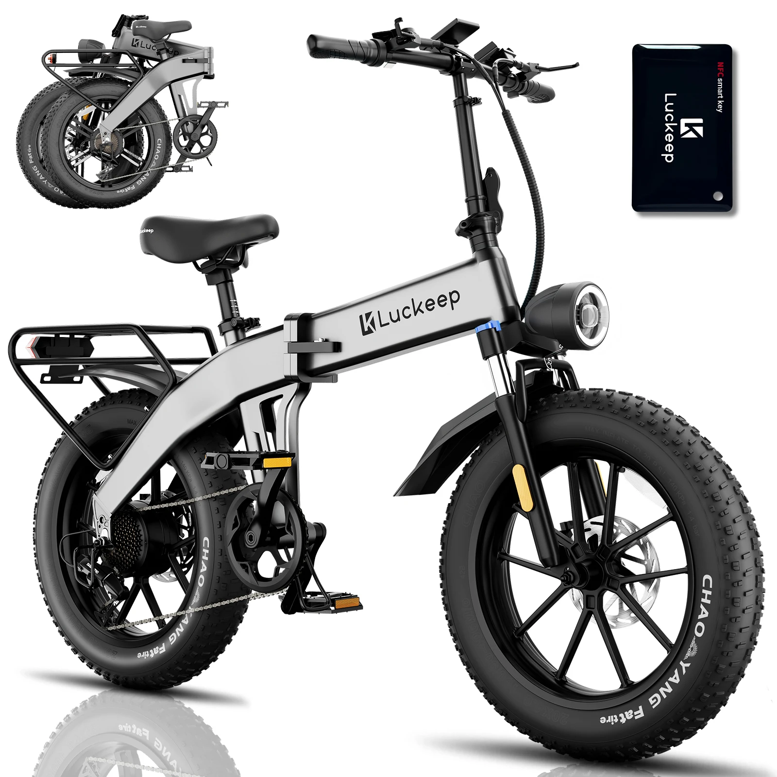 Luckeep X1T Advanced Foldable Adult EBike 750W Motor 48V15Ah Battery City Electric Bike 20Inch Wide Tires All-terrain Bicycle
Luckeep X1T Advanced Foldable Adult EBike 750W Motor 48V15Ah Battery City Electric Bike 20Inch Wide Tires All-terrain Bicycle