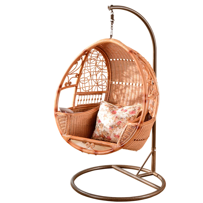 Modern Style Rattan Bamboo Cane Hanging Oval Egg Chair with Footrest for Living Room Outdoor Bedroom Hotel Use
Modern Style Rattan Bamboo Cane Hanging Oval Egg Chair with Footrest for Living Room Outdoor Bedroom Hotel Use