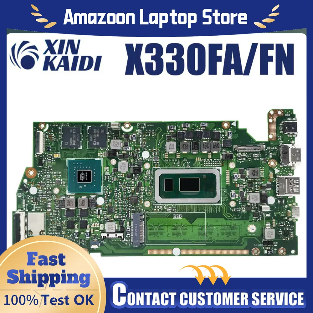 Материнская плата для ASUS X330FN X330FL S330F I330F K330F V330F X330FA VivoBook X330F X330FB X330FC X330FD X330FAR X330FL X330LA
Материнская плата для ASUS X330FN X330FL S330F I330F K330F V330F X330FA VivoBook X330F X330FB X330FC X330FD X330FAR X330FL X330LA