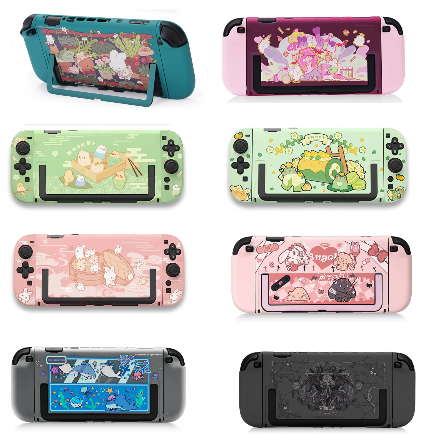 Защитный чехол серии Geekshare, совместимый с Switch 2 - NS2 (2025), с отсоединяемым жестким корпусом из поликарбоната и чехлами для Joy-Con
Защитный чехол серии Geekshare, совместимый с Switch 2 - NS2 (2025), с отсоединяемым жестким корпусом из поликарбоната и чехлами для Joy-Con