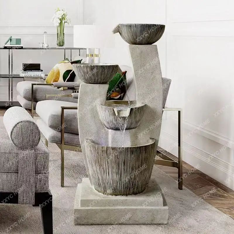 X Creative style Flowing Water Fountain Ornament Home Living Room Humidification Lucky Water Feature
X Creative style Flowing Water Fountain Ornament Home Living Room Humidification Lucky Water Feature