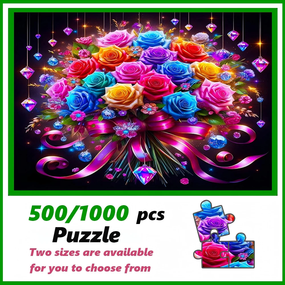 A high-quality 500/1000-piece puzzle, perfect for adults, is a fun family game that helps relieve stress and is great fo
A high-quality 500/1000-piece puzzle, perfect for adults, is a fun family game that helps relieve stress and is great fo
