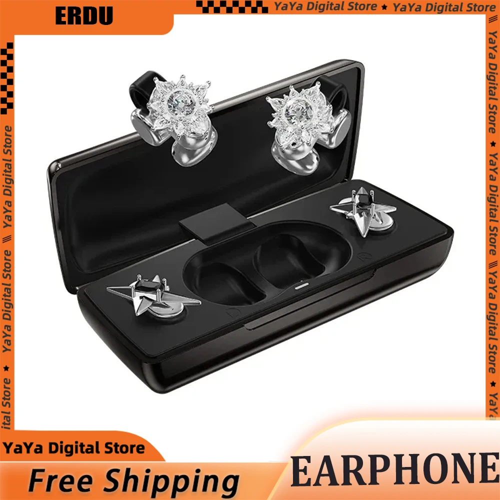 New ERDU Wireless Bluetooth Earphone Ear Clip Type Earrings Jewelry Noise Reduction Bead Lossless Transmission Sports Earphones
New ERDU Wireless Bluetooth Earphone Ear Clip Type Earrings Jewelry Noise Reduction Bead Lossless Transmission Sports Earphones
