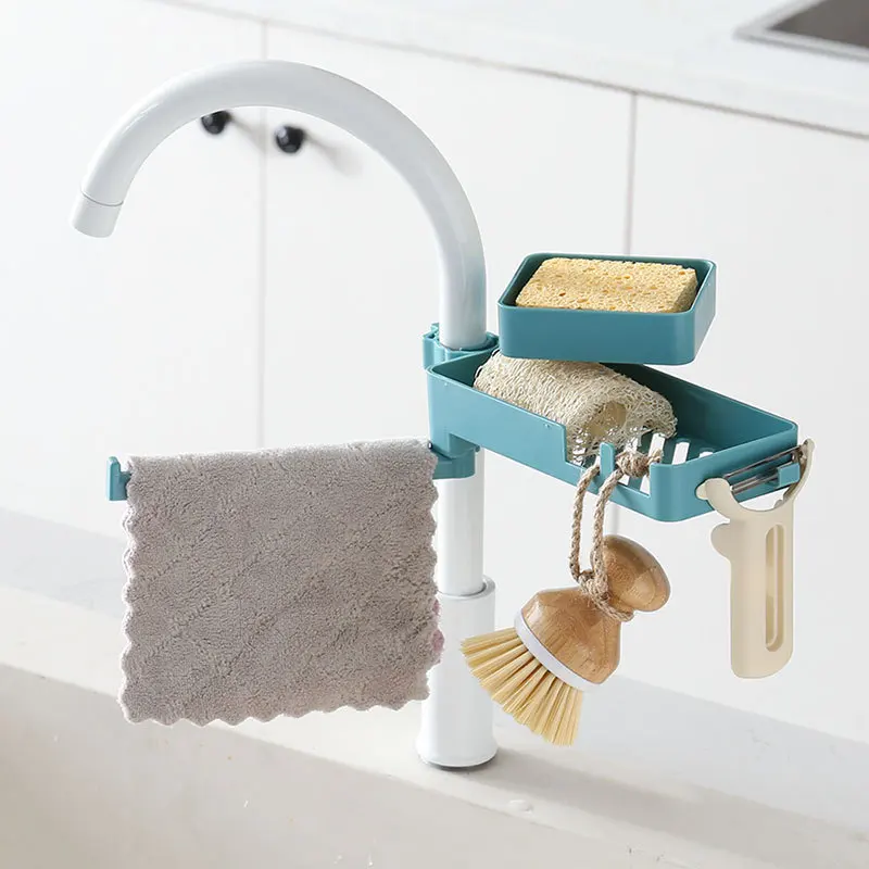 Sink Rack Creative Plastic Faucet Double Layer Rack Kitchen Rotatable Multifunctional Storage Rack organizer kitchen
Sink Rack Creative Plastic Faucet Double Layer Rack Kitchen Rotatable Multifunctional Storage Rack organizer kitchen