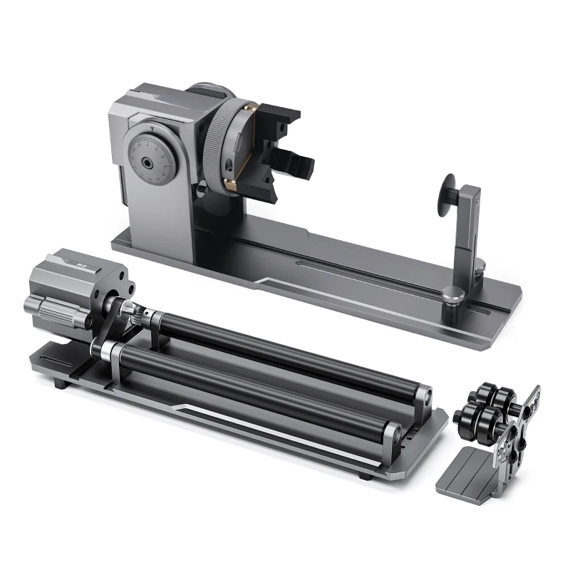 Atomstack Maker R1 Pro Multi-function Chuck and Roller Rotary with 3 Sets of Jaws Adjustable Diameter and Angle For Engraving
Atomstack Maker R1 Pro Multi-function Chuck and Roller Rotary with 3 Sets of Jaws Adjustable Diameter and Angle For Engraving