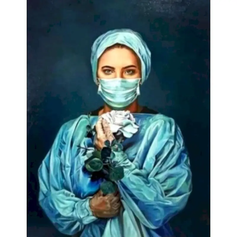 GATYZTORY 5d Diamond Embroidery Nurse with RoseRhinestone Picture Diamond Painting Full Square Round Drill For Adults Gift Home
GATYZTORY 5d Diamond Embroidery Nurse with RoseRhinestone Picture Diamond Painting Full Square Round Drill For Adults Gift Home
