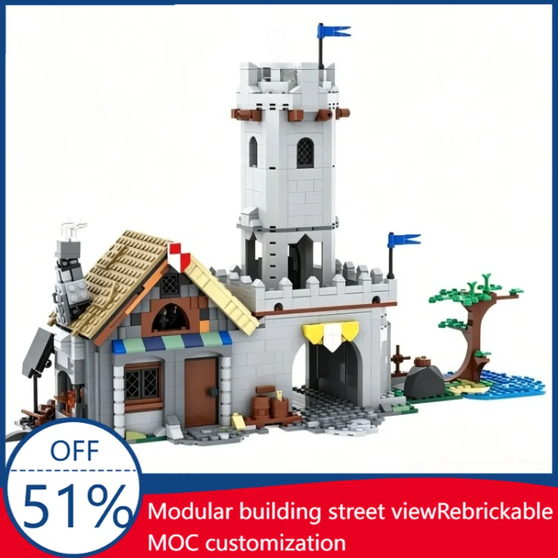 1256PCS Creator Guarded Inn Castle Medieval Architecture MOC Model Building Creative Blocks Assembly Educational Christmas Gift
1256PCS Creator Guarded Inn Castle Medieval Architecture MOC Model Building Creative Blocks Assembly Educational Christmas Gift