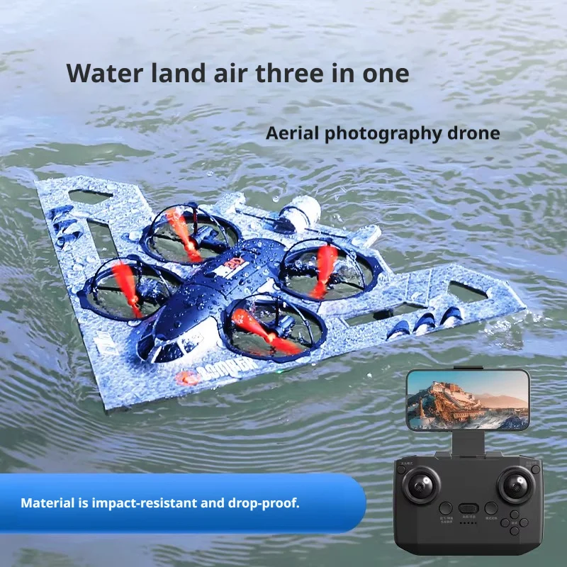 Новый радиоуправляемый самолет 3-в-1 для воздуха, суши и воды K20, дрон для аэрофотосъемки с HD-камерой, квадрокоптер, самолет-истребитель для трюков, детская игрушка, подарок
Новый радиоуправляемый самолет 3-в-1 для воздуха, суши и воды K20, дрон для аэрофотосъемки с HD-камерой, квадрокоптер, самолет-истребитель для трюков, детская игрушка, подарок