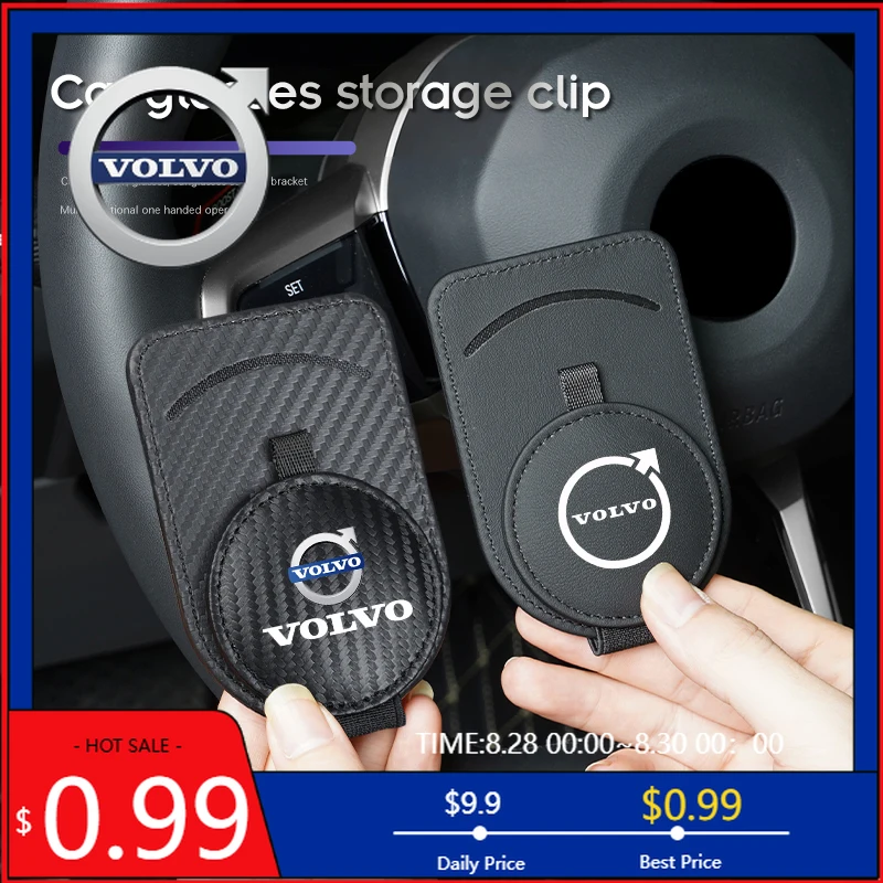 2026 Hot For Volvo Steering Covers Car Visor Glasses Clip Car Emblem Card sunglasses Bracket For Volvo Xc60 Xc90 V40 V60 S60 XC4
2026 Hot For Volvo Steering Covers Car Visor Glasses Clip Car Emblem Card sunglasses Bracket For Volvo Xc60 Xc90 V40 V60 S60 XC4