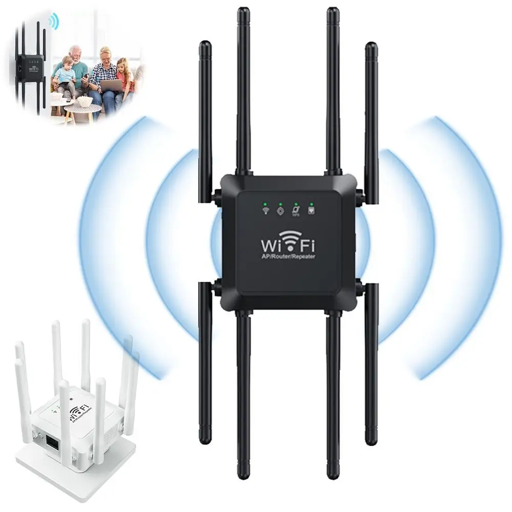 Portable 8-Antenna WiFi Extender 300M Signal Amplification WiFi Booster Wireless Repeater Home
Portable 8-Antenna WiFi Extender 300M Signal Amplification WiFi Booster Wireless Repeater Home