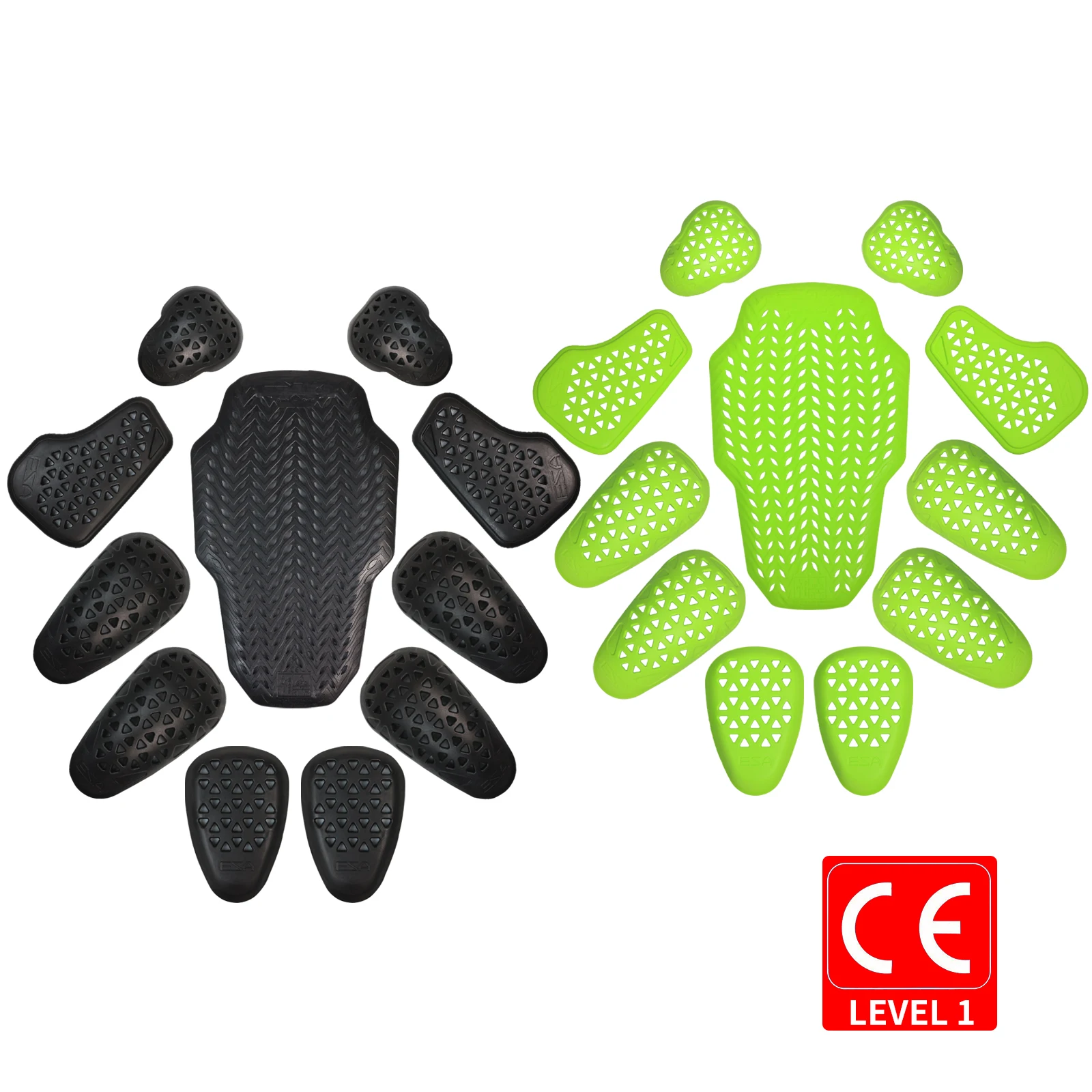 WOSAWE Inner Armor Pads Set CE Level 1 Breathable Shock Absorption Back Shoulder Elbow Hip Protectors for Pant Jacket
WOSAWE Inner Armor Pads Set CE Level 1 Breathable Shock Absorption Back Shoulder Elbow Hip Protectors for Pant Jacket