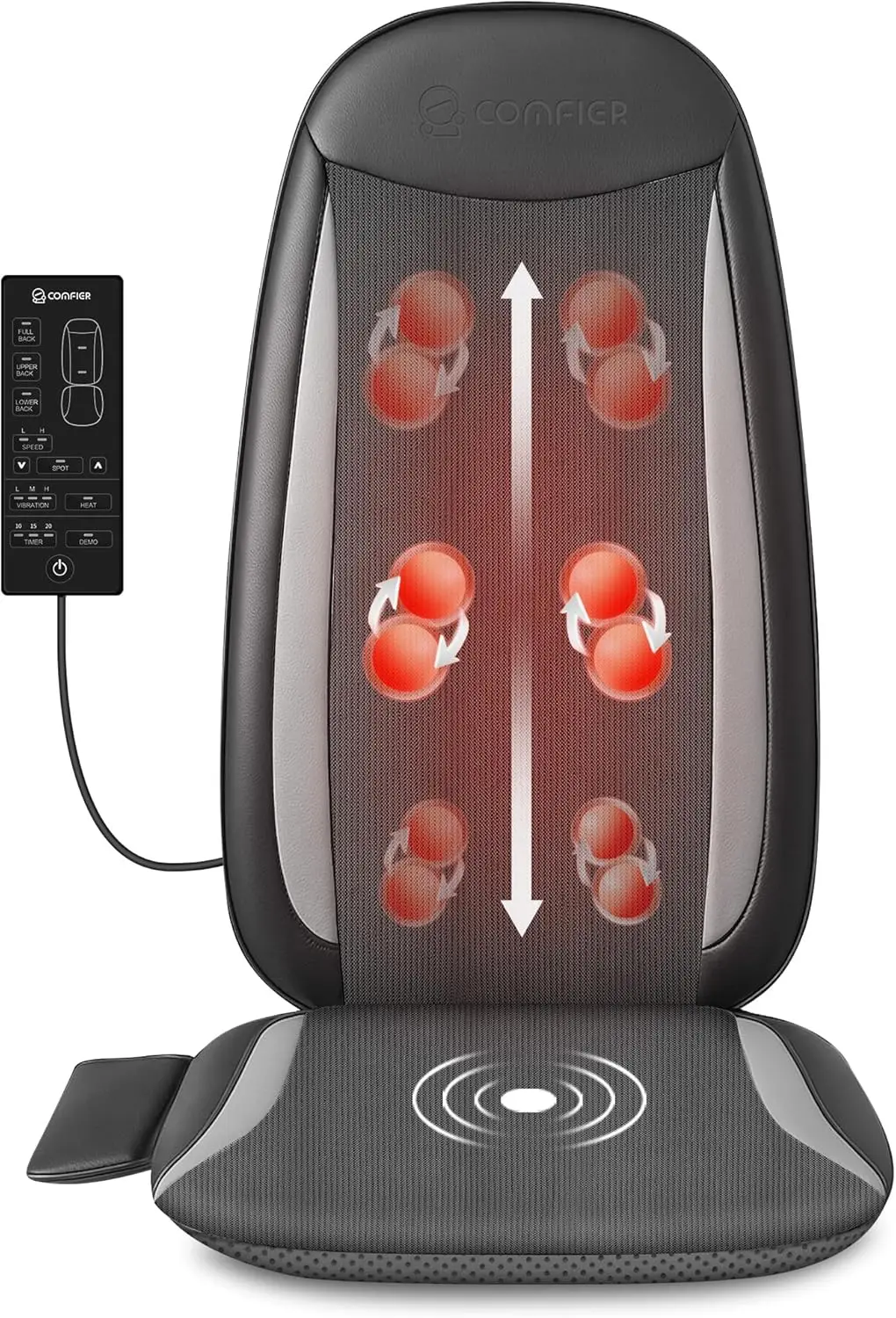 Heated Shiatsu Massage Chair Pad for Back, Neck & Hip Relief with Kneading Vibration - Perfect Home Office Gift
Heated Shiatsu Massage Chair Pad for Back, Neck & Hip Relief with Kneading Vibration - Perfect Home Office Gift