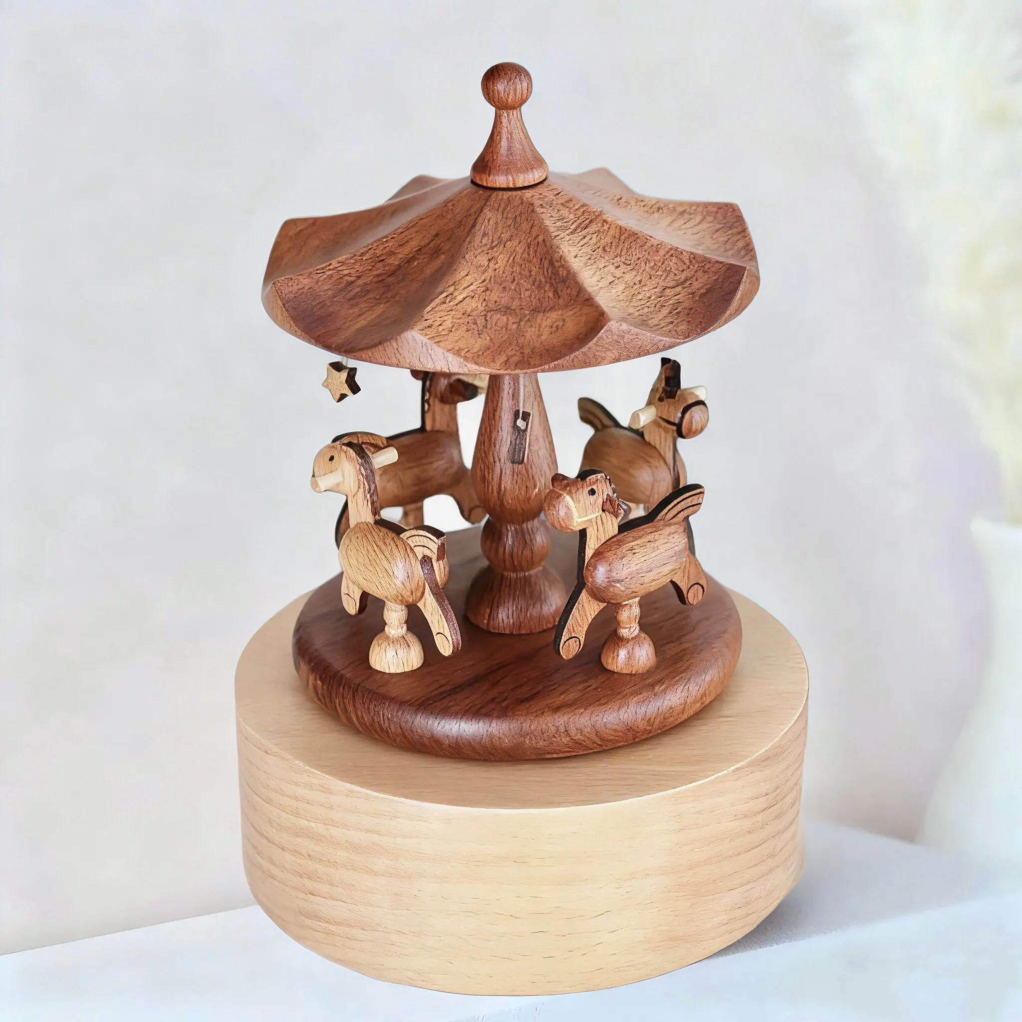 Wooden carousel music box sky city birthday l 61 children's day gift
Wooden carousel music box sky city birthday l 61 children's day gift