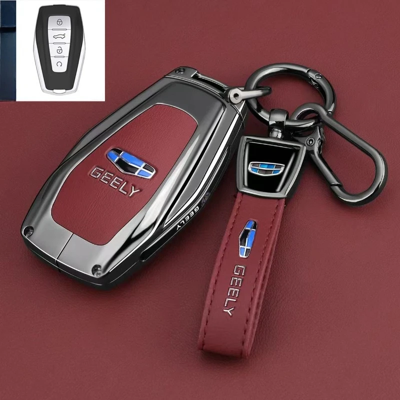 Zinc Alloy Key Fob Cover for Geely Xingrui/ICON/Emgrand Methanol/Binrui/Binyue/Boyue/Xingyue/Haoyue, KeyCase Shell with Keychain
Zinc Alloy Key Fob Cover for Geely Xingrui/ICON/Emgrand Methanol/Binrui/Binyue/Boyue/Xingyue/Haoyue, KeyCase Shell with Keychain