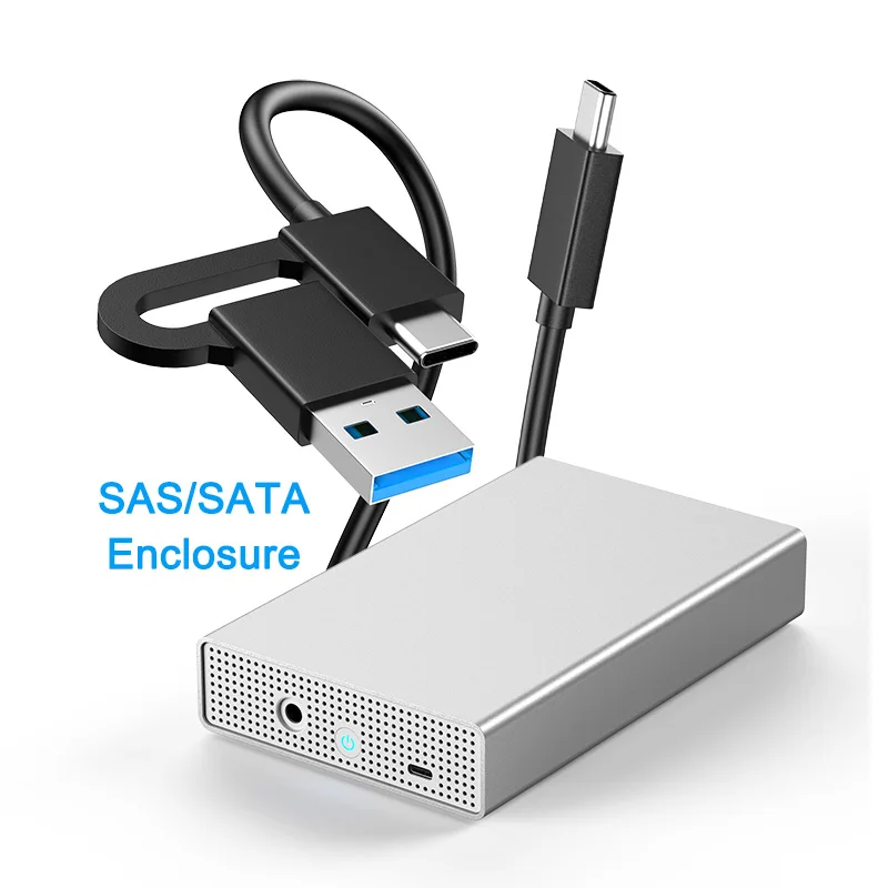EE1 New Products 2.5-Inch 3.5-Inch USBC SATA/SAS HDD Enclosure Case External SSD HDD Hard Disk Drive SAS Adapter HDD Enclosure
EE1 New Products 2.5-Inch 3.5-Inch USBC SATA/SAS HDD Enclosure Case External SSD HDD Hard Disk Drive SAS Adapter HDD Enclosure