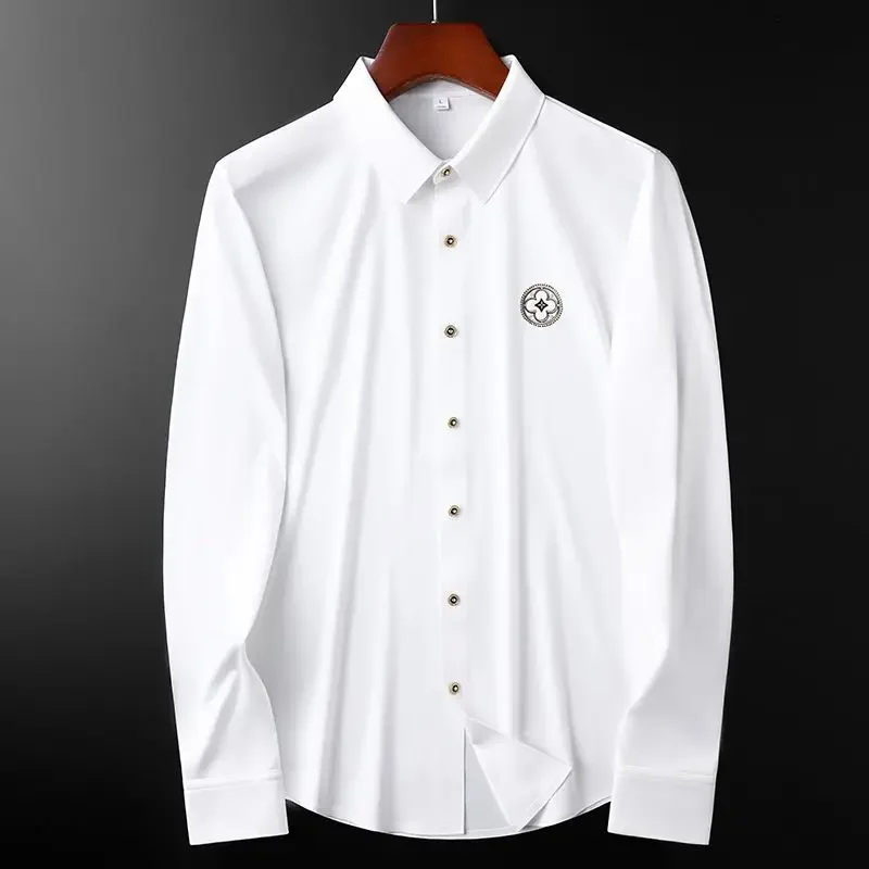 2024 Heavy Designer~ Unique Niche European White Shirt Men's Long Sleeve Slim Print Thin Shirt Men's
2024 Heavy Designer~ Unique Niche European White Shirt Men's Long Sleeve Slim Print Thin Shirt Men's