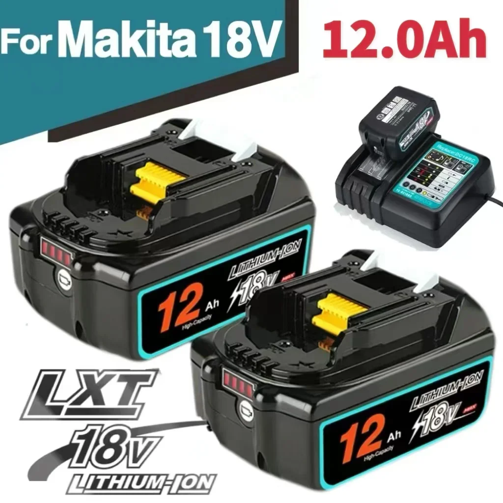 100% NEW for Makita 12Ah/8Ah/6Ah for Makita 18V Battery BL1830B BL1850B BL1850 BL1840 BL1860 BL1815 Replacement Lithium Battery
100% NEW for Makita 12Ah/8Ah/6Ah for Makita 18V Battery BL1830B BL1850B BL1850 BL1840 BL1860 BL1815 Replacement Lithium Battery