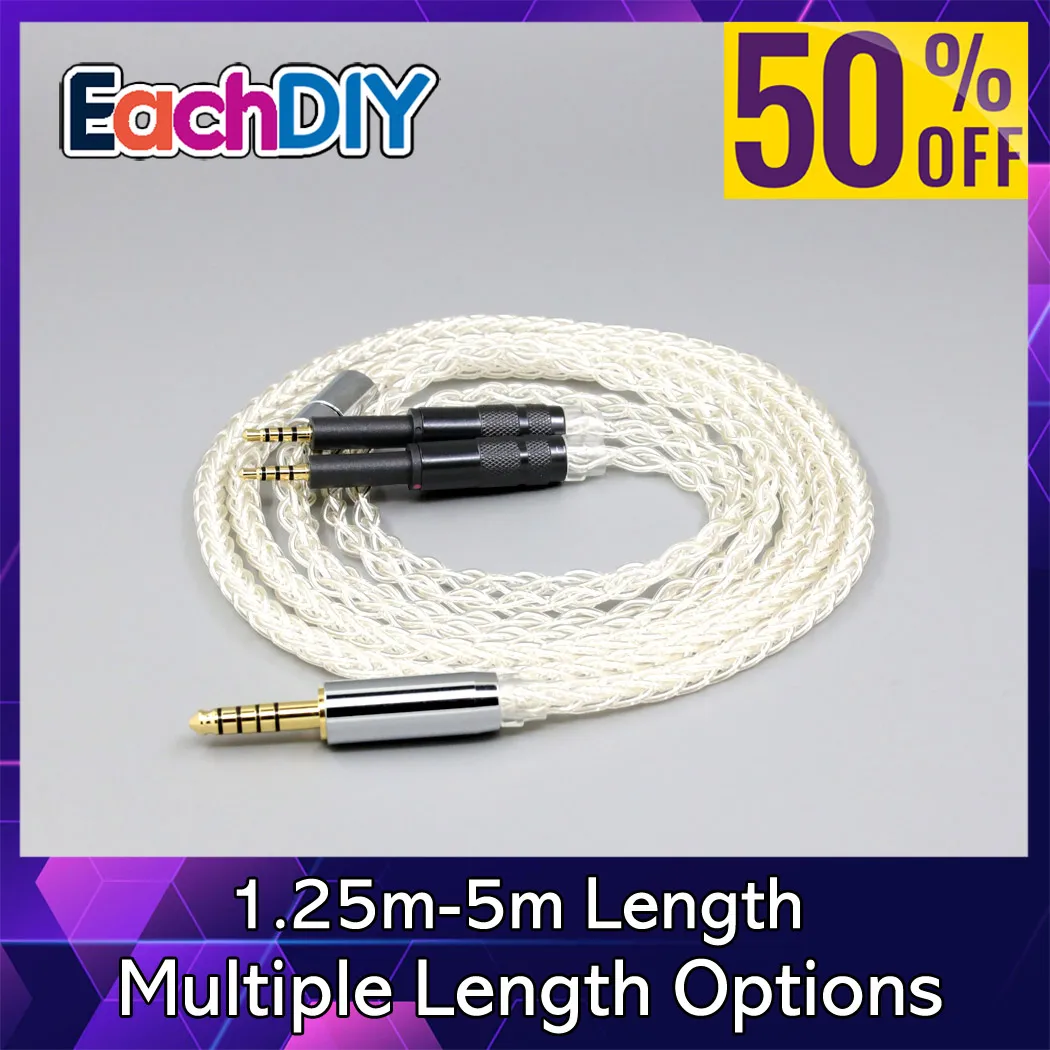 99% Pure Silver 8 Core Earphone Cable For DROP + Grell OAE1 OAE2 Headphone LN009025
99% Pure Silver 8 Core Earphone Cable For DROP + Grell OAE1 OAE2 Headphone LN009025