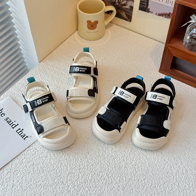 Boys' Sandals Summer 2026 New Soft Bottom Children's Sports Baotou Beach Shoes Breathable Casual Shoes Trendy kids sandals
Boys' Sandals Summer 2026 New Soft Bottom Children's Sports Baotou Beach Shoes Breathable Casual Shoes Trendy kids sandals