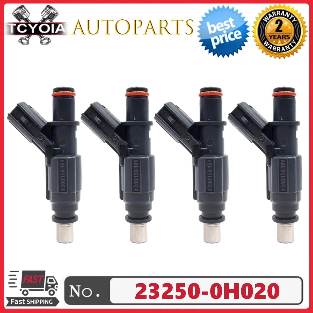4Pcs 23250-0H020 23209-0H020 0280156169 Fuel Injectors Fits For 2002-2006 TOYOTA General CAMRY ACV36 MCV36 2.4L 2AZFE
4Pcs 23250-0H020 23209-0H020 0280156169 Fuel Injectors Fits For 2002-2006 TOYOTA General CAMRY ACV36 MCV36 2.4L 2AZFE