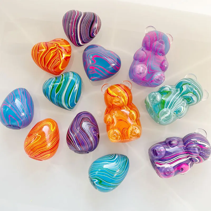 Needoh Marble Bear Squeeze Toy Slow Rebound Texture Stress Relief Vent Ball Marbled Stripe Heart Shape For Blind Box Toys
Needoh Marble Bear Squeeze Toy Slow Rebound Texture Stress Relief Vent Ball Marbled Stripe Heart Shape For Blind Box Toys