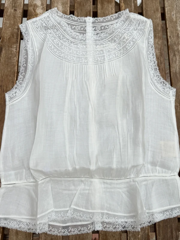 Heidd White Lace Trim Linen Svel irt Front Ba Wear Spring Summer Commute Sle Slim Fit round Ne Thin Material
Heidd White Lace Trim Linen Svel irt Front Ba Wear Spring Summer Commute Sle Slim Fit round Ne Thin Material