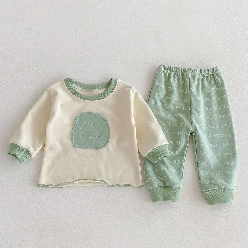2025 New Spring 0-4Yrs Newborn Baby Girls Boys Clothing Set Long Sleeve Cotton Cartoon T-shirt+Pants Children Clothes Suit
2025 New Spring 0-4Yrs Newborn Baby Girls Boys Clothing Set Long Sleeve Cotton Cartoon T-shirt+Pants Children Clothes Suit