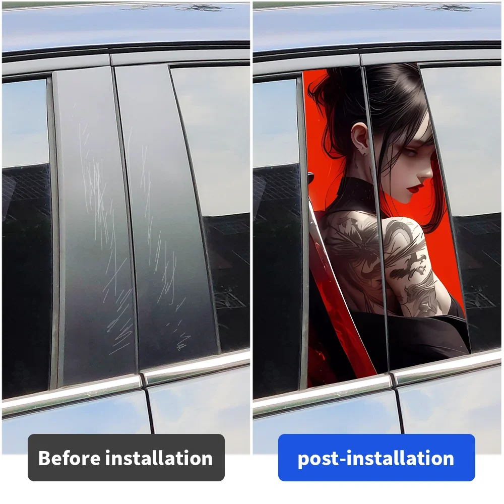 Female Samurai Car Stickers Auto B Pillar Waterproof Sunscreen Decor Cover Scratches Car Door Pillar Vinyl Decals Accessories
Female Samurai Car Stickers Auto B Pillar Waterproof Sunscreen Decor Cover Scratches Car Door Pillar Vinyl Decals Accessories