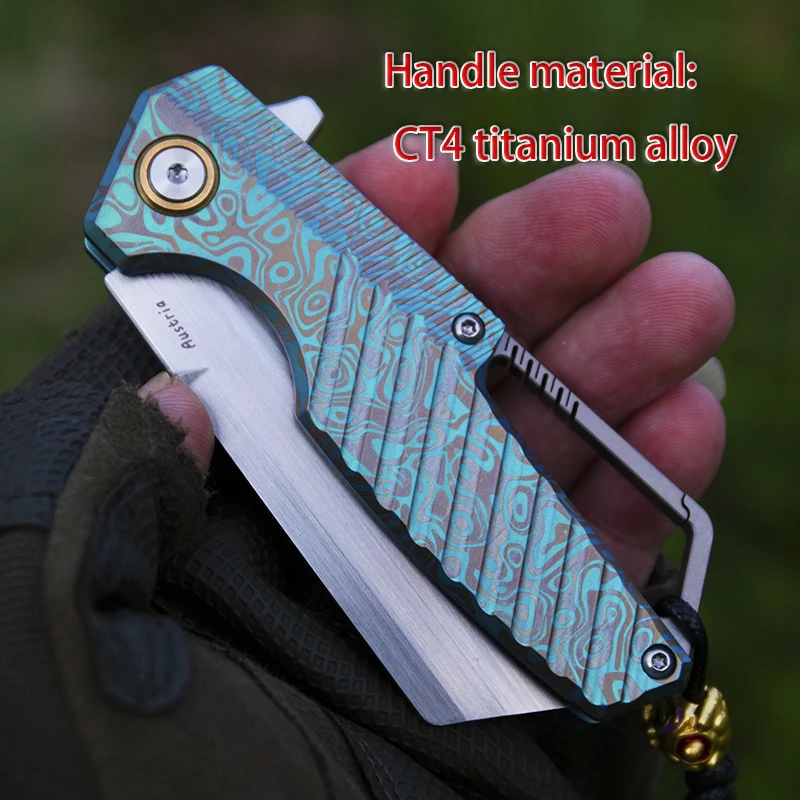 Tactical EDC Folding Knife Austria M390 Steel CT4 Titanium Camping Survival Pocket Tool, Premium Collectible Folding Knife
Tactical EDC Folding Knife Austria M390 Steel CT4 Titanium Camping Survival Pocket Tool, Premium Collectible Folding Knife