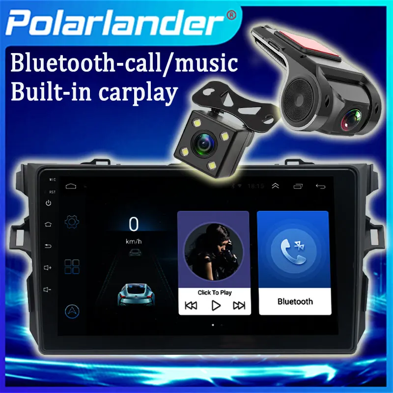 BT 9'' Android 10 GPS 2 Din Built-in Carplay Multimedia Video Car Radio WIFI Stereo MirrorLink HD For Toyota Corolla 2009-2013
BT 9'' Android 10 GPS 2 Din Built-in Carplay Multimedia Video Car Radio WIFI Stereo MirrorLink HD For Toyota Corolla 2009-2013