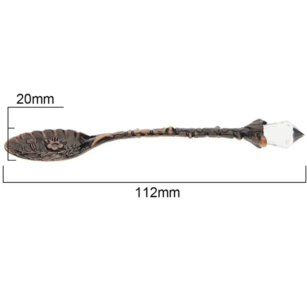 Винтажные столовые приборы с хрустальной головкой, цинковый сплав, ложки для мороженого, десерта, кухонные аксессуары, обеденный бар
Винтажные столовые приборы с хрустальной головкой, цинковый сплав, ложки для мороженого, десерта, кухонные аксессуары, обеденный бар
