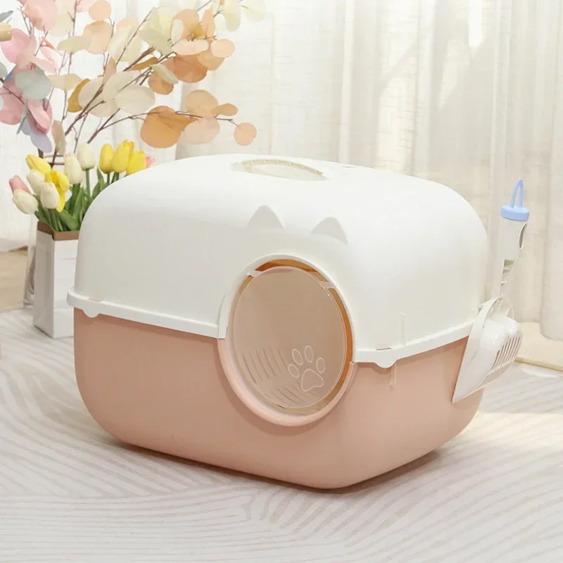Enclosed Cat Litter Box Wide Pedal Design Clamshell Lid Practical Pet Crate Hygienic Cat Supplies Modern Design
Enclosed Cat Litter Box Wide Pedal Design Clamshell Lid Practical Pet Crate Hygienic Cat Supplies Modern Design