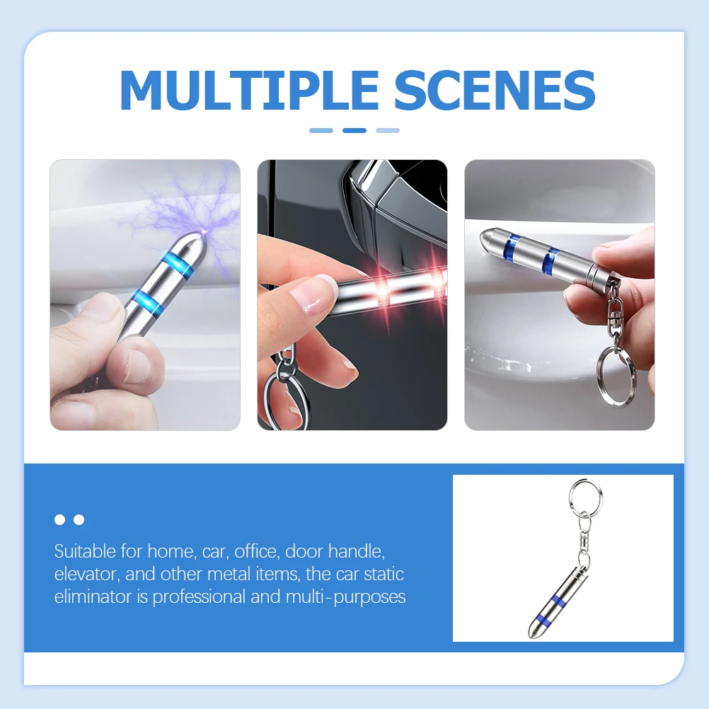 Premium Car Static Keychain Metal Anti-Static Rod Fast Discharge Portable Key Ring for Vehicle Electrostatic
Premium Car Static Keychain Metal Anti-Static Rod Fast Discharge Portable Key Ring for Vehicle Electrostatic