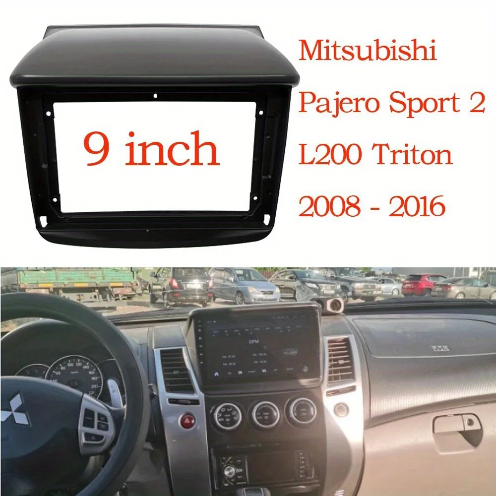 9 Inch Car Radio Fascias For Mitsubishi Pajero Sport 2 L200 Triton 2008-2016 Auto Stereo Installation 2 Din Panel Dash Frame
9 Inch Car Radio Fascias For Mitsubishi Pajero Sport 2 L200 Triton 2008-2016 Auto Stereo Installation 2 Din Panel Dash Frame
