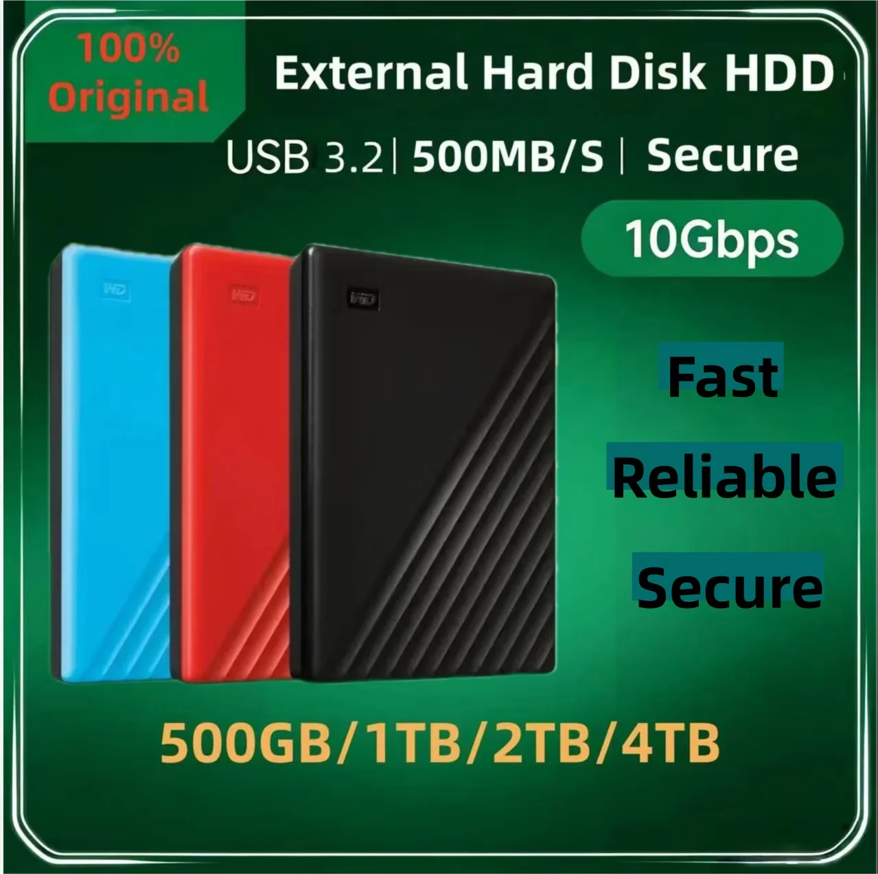 New For High Speed Hard Drive 4TB 1TB 2TB 500gb Portable Hard Drive Disk USB 3.0 Type-C External HDD Hard disk for Laptop PC
New For High Speed Hard Drive 4TB 1TB 2TB 500gb Portable Hard Drive Disk USB 3.0 Type-C External HDD Hard disk for Laptop PC