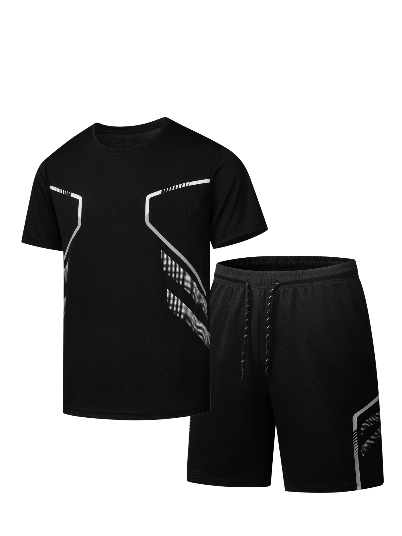 Summer Men's Short Sleeve Two-Piece Set Short Shorts Lightweight Breathable Quick Dry Casual Sports Beachwear
Summer Men's Short Sleeve Two-Piece Set Short Shorts Lightweight Breathable Quick Dry Casual Sports Beachwear