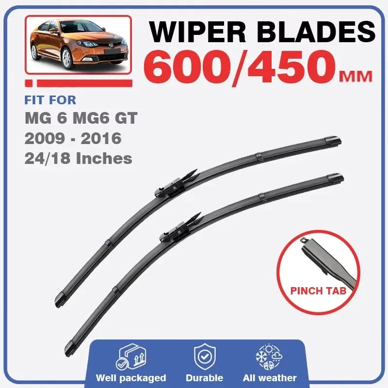 For MG 6 MG6 GT 2009 - 2016 Front Wiper Blades Magnette Turbo Window Windshield Windscreen Brushes Accessories 2015 2014 2011
For MG 6 MG6 GT 2009 - 2016 Front Wiper Blades Magnette Turbo Window Windshield Windscreen Brushes Accessories 2015 2014 2011