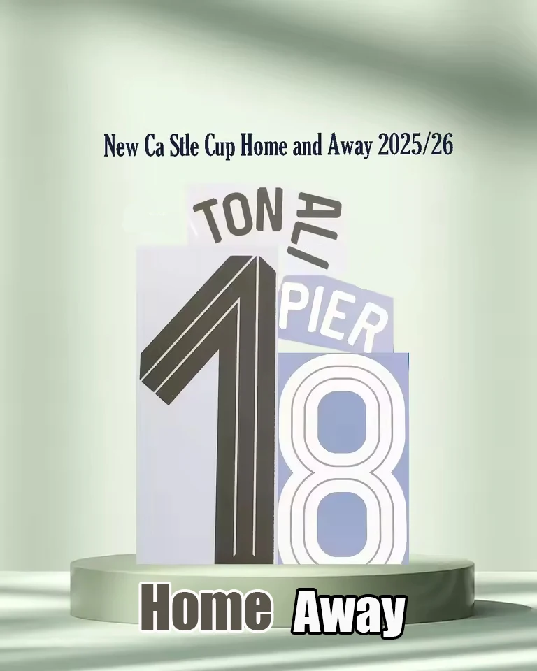 Cup New2Castle Home and Away 25/26 Name and number 14ISAK 39BRUNOG. namesets iron on top AAAA quality Soccer set 2026
Cup New2Castle Home and Away 25/26 Name and number 14ISAK 39BRUNOG. namesets iron on top AAAA quality Soccer set 2026