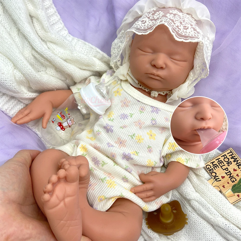 18Inch High-Quality & Safe Solid Silicone Reborn Baby Girl Can Use Pacifiers Anatomically Correct Doll for Educational Role-Play
18Inch High-Quality & Safe Solid Silicone Reborn Baby Girl Can Use Pacifiers Anatomically Correct Doll for Educational Role-Play