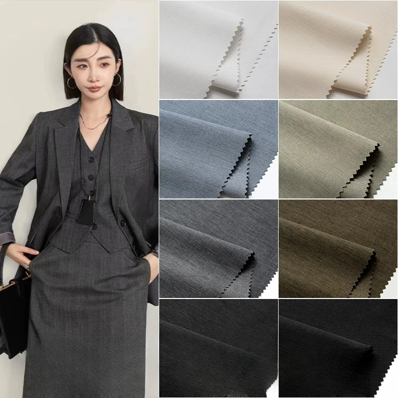 Thickened Suit Fabric By The Meter for Clothing Jacket Pants Coat Trench Dress Handmade DIY Sewing Plain Cloth Soft Gray Black
Thickened Suit Fabric By The Meter for Clothing Jacket Pants Coat Trench Dress Handmade DIY Sewing Plain Cloth Soft Gray Black