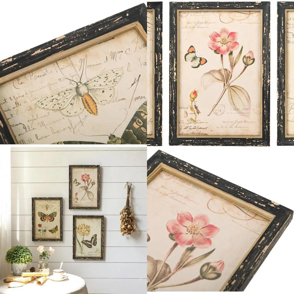 Три комплекта винтажного настенного декора в виде бабочки с ботаническими принтами, деревянной рамкой для дома, офиса и класса
Три комплекта винтажного настенного декора в виде бабочки с ботаническими принтами, деревянной рамкой для дома, офиса и класса