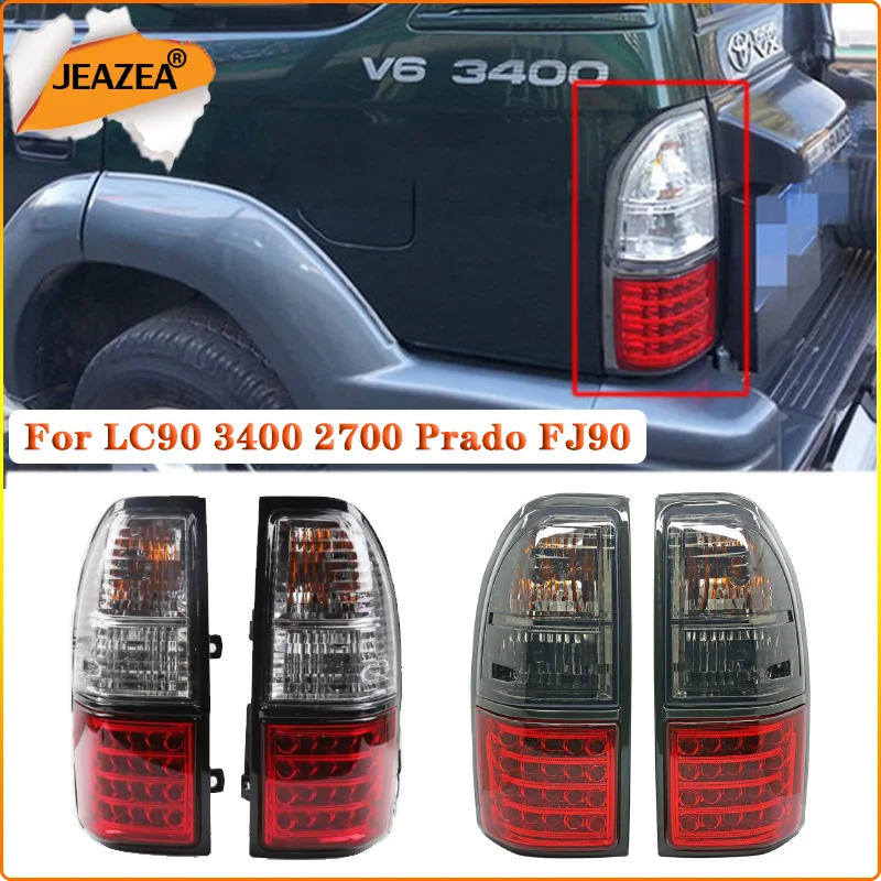 Задние фонари и бампер JEAZEA, отражатель, задний стоп-сигнал для Totyota Land Cruiser LC90 3400 2700 Prado FJ90 FJ120 1997-2002
Задние фонари и бампер JEAZEA, отражатель, задний стоп-сигнал для Totyota Land Cruiser LC90 3400 2700 Prado FJ90 FJ120 1997-2002