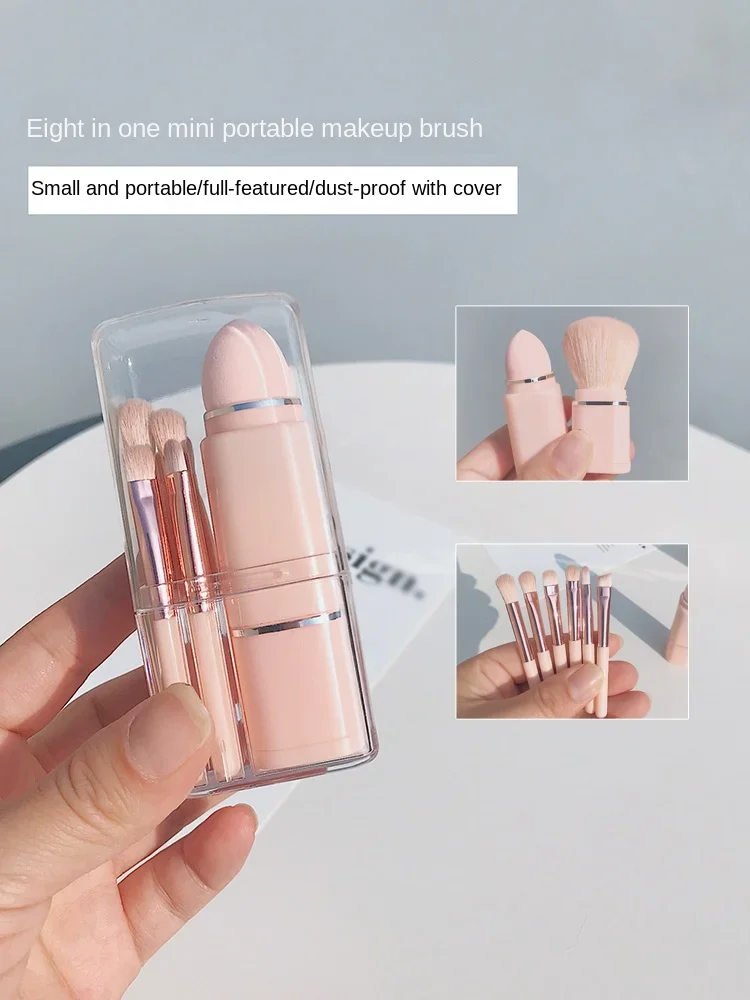Mini Cosmetic Set Brush Portable Travel 8 Pack Short Handle Small Set Tool Eye Brush Beginner with Box
Mini Cosmetic Set Brush Portable Travel 8 Pack Short Handle Small Set Tool Eye Brush Beginner with Box