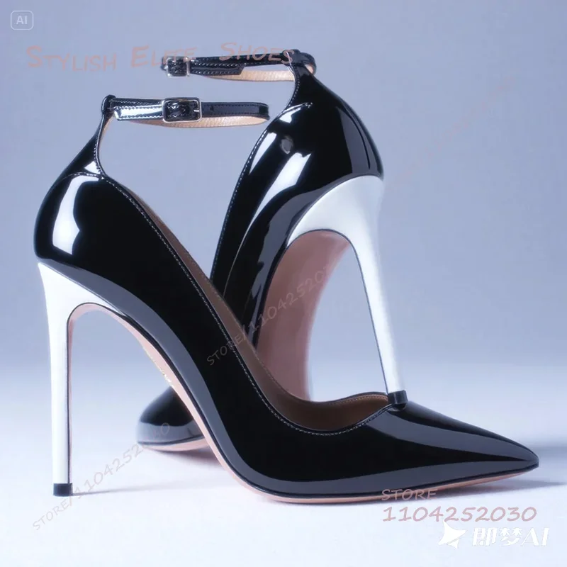 Office Lady Black White Patent Side Stitching Pump Women Workplace Slip On Sandals Elegant Leather Matte Stiletto Pointed Shoes
Office Lady Black White Patent Side Stitching Pump Women Workplace Slip On Sandals Elegant Leather Matte Stiletto Pointed Shoes
