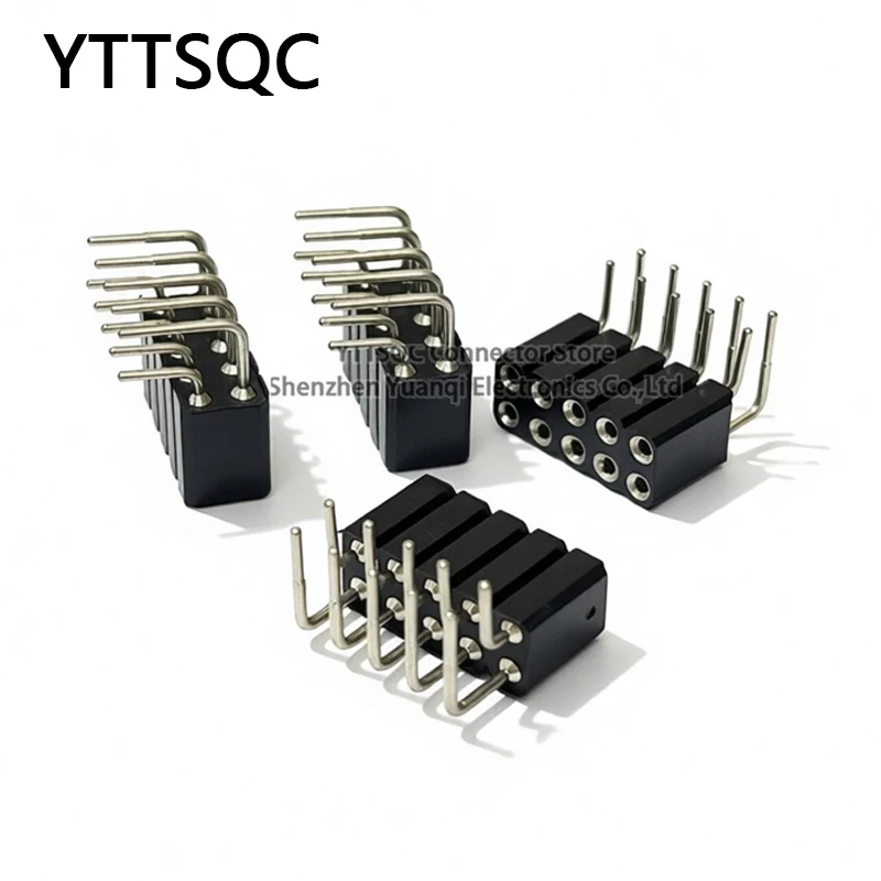 10pcs 2.54mm PH7 Round Hole Right Angle Double Row 0.1" Breakable Stackable PCB IC Crystal Transistor Female Tin Header Socket
10pcs 2.54mm PH7 Round Hole Right Angle Double Row 0.1" Breakable Stackable PCB IC Crystal Transistor Female Tin Header Socket