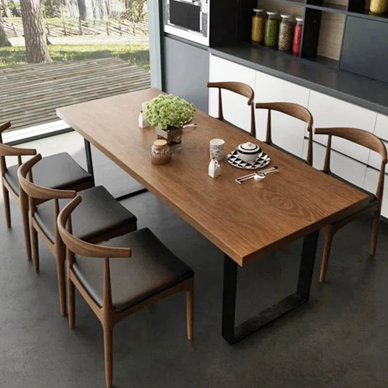 Wood Simple Dining Table Nordic Aesthetics European High Quality Restaurant Table Light Luxury Lounge Muebles Kitchen Furniture
Wood Simple Dining Table Nordic Aesthetics European High Quality Restaurant Table Light Luxury Lounge Muebles Kitchen Furniture