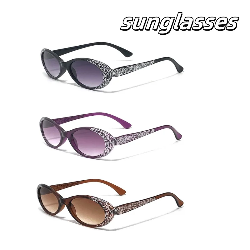New Women's Oval Small Frame Outdoor UV400 Sun Glasses Luxury Diamond Sunglasses Fashion Men's Women's UV Protection Sunglasses
New Women's Oval Small Frame Outdoor UV400 Sun Glasses Luxury Diamond Sunglasses Fashion Men's Women's UV Protection Sunglasses