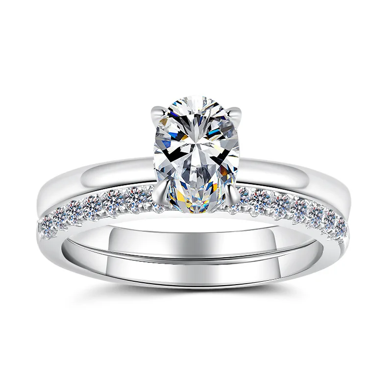 Набор умных штабелируемых колец: овальное кольцо с муассанитом 1 карат для женщин, платина PT950, изящная и миниатюрная форма, для более стройных пальцев
Набор умных штабелируемых колец: овальное кольцо с муассанитом 1 карат для женщин, платина PT950, изящная и миниатюрная форма, для более стройных пальцев